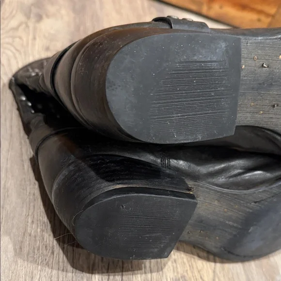 Ariat Studded Western Boots Womens Epic Harness Cowboy 11 B Black Leather - Picture 15 of 16